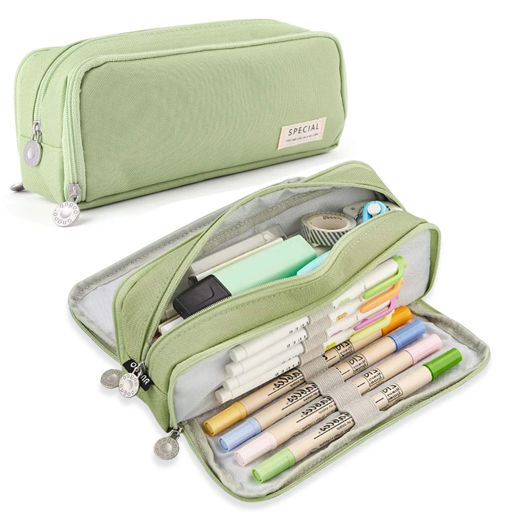 Spacious Multifunctional Pencil Case & Stationery Organizer for Students and Professionals
