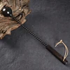 36CM Purple Sandalwood Round Ball Riding Crop Horse Whip,Handwork Make Spanking Paddle Whip,Knight Equipment Bat 2