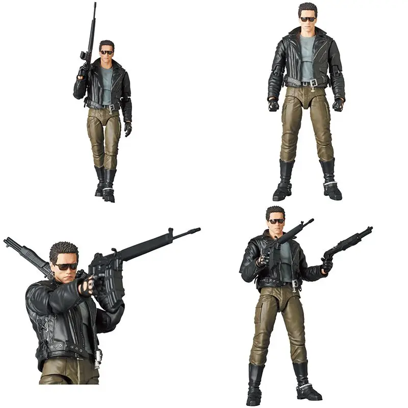 

In Stock Original MEDICOM TOY MAFEX No.176 MAFEX T-800 The Terminator Anime Action Collection Figures Model Toys