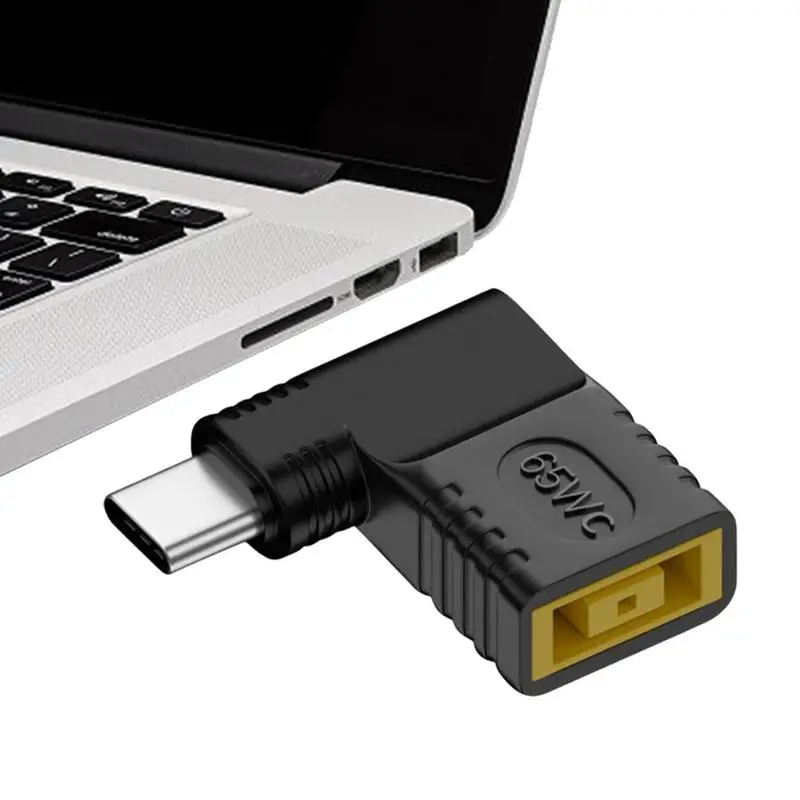 USB Type-C PD 65W Laptop Power Charger Supply Adapter Connector 5V9V20V Type-C Female To DC Male Jack Plug Converter For Lenovos