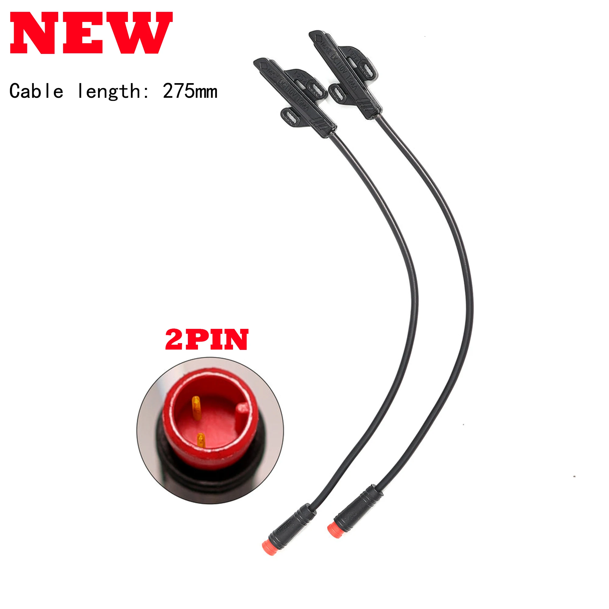Electric Bicycle Cable Electric Bike Switch DYISLAND 2Pin induction switch cable waterproof wire for E-Bike