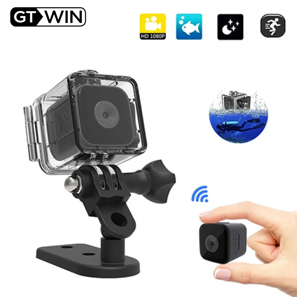 Sq28 Mini Telecamera Ip1080P Con Copertura Impermeabile Hd Smart Night Vision Telecamera Per Interni Security Remote View Cam Support Tf Card