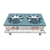 Gas Stove Stainless Steel Commercial Double-Eye Double-Ring Gas Short-Foot Energy-Saving Soup Stove 3