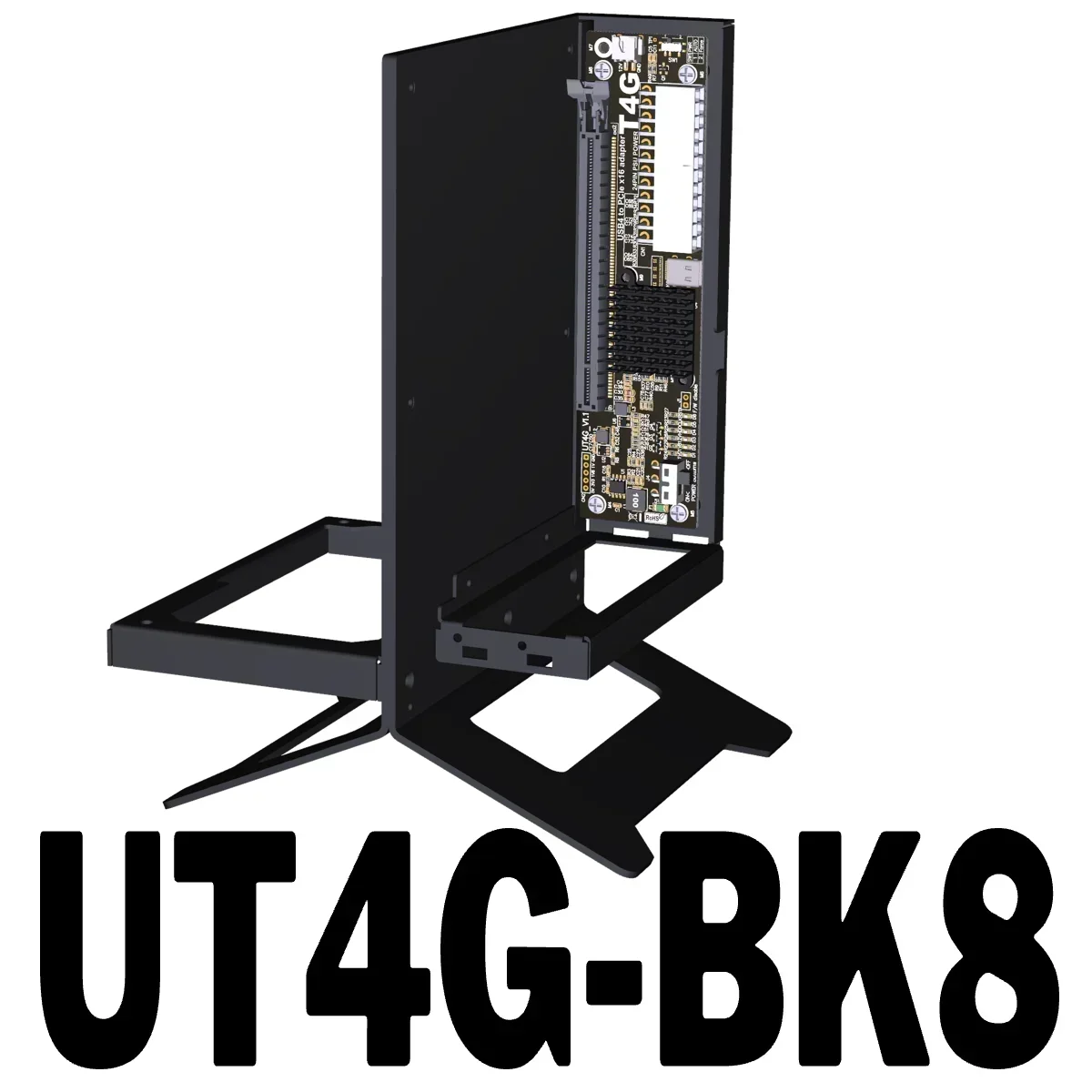 UT4G BK8 External EGPU Adapter USB 4 Thunderbolt 4/3 TB3/TB4 To