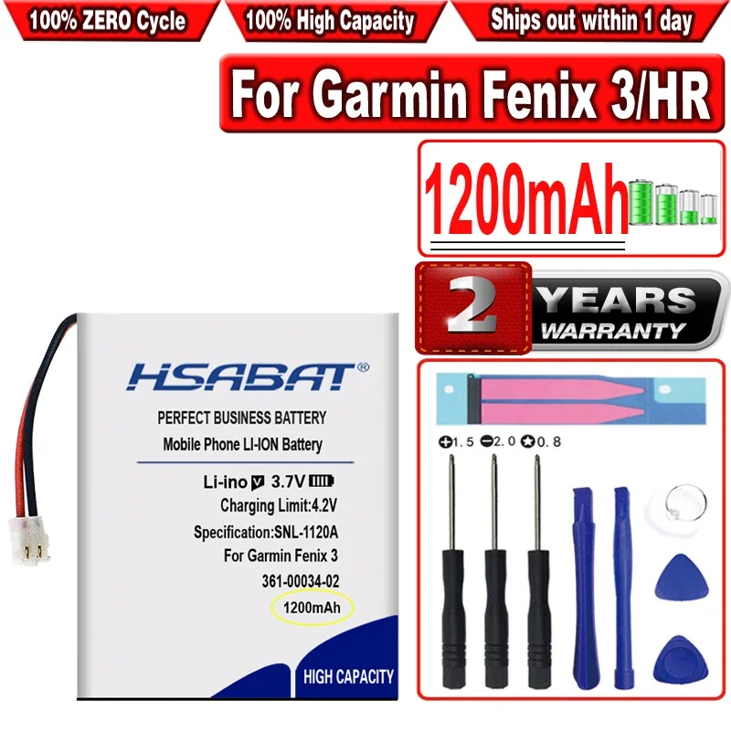 High-Performance Replacement Battery for Garmin Wearables and Devices