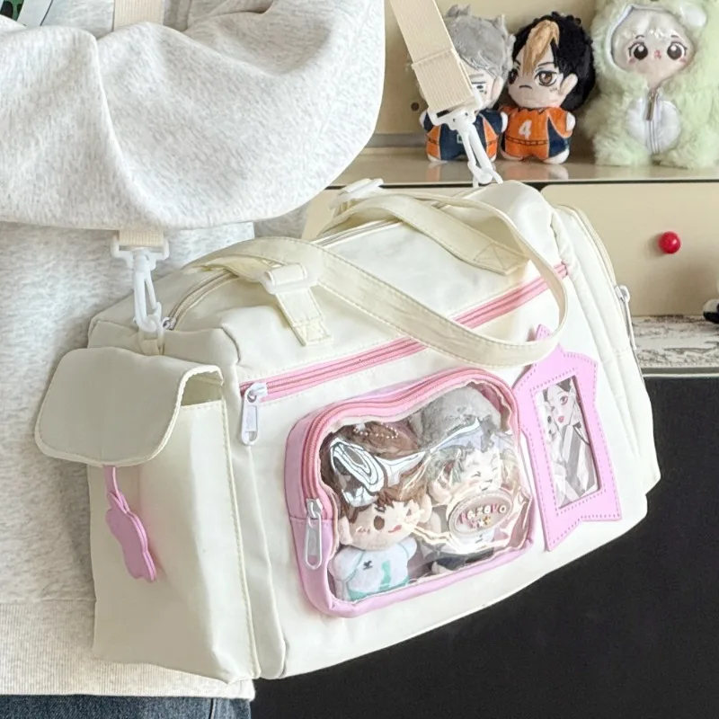 New Cute Hand-held Shoulder Japanese Ins Crossbody Large Capacity Versatile Travel Bag For Girl Kawaii Ulzzang Ita Сумка_voghion.com