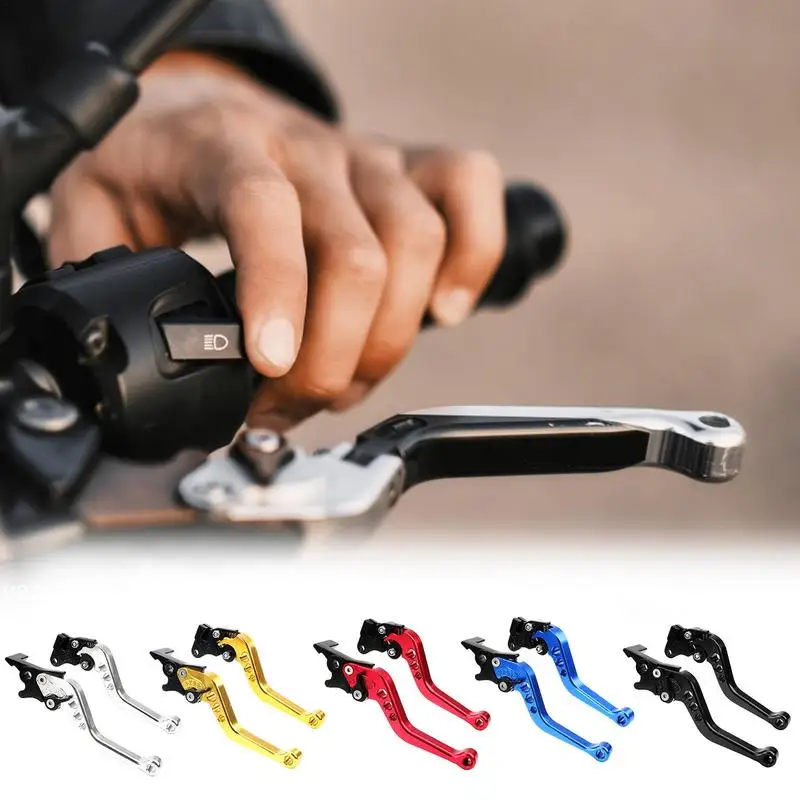 Leve Freno Frizione Moto 2 Pezzi Maniglia Leva Freno Moto Regolabile 22 Mm Leva Freno A Disco Anteriore Posteriore Per Bici