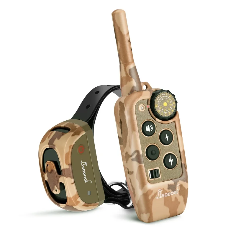 

Electric Dog Training Collar Remote Control Rechargeable Dog Bark Collar Waterproof Anti Barking Device For All Size Dog