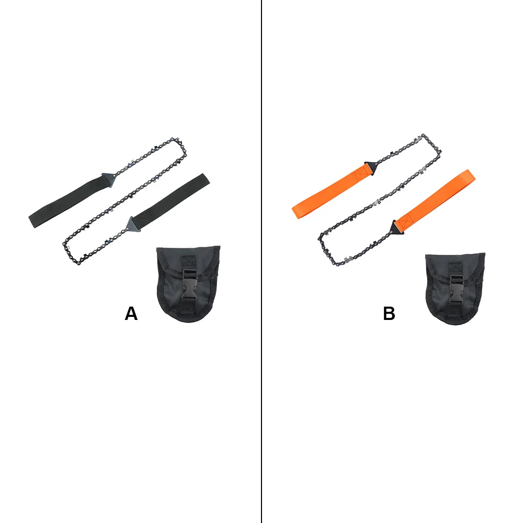 Outdoor Chain Saw Survive Woodwork Carpentry Emergency Wire Saws Steel Portable Handheld Rubber Chainsaw Hand Tool