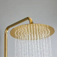 ก๊อกน้ำฝักบัวทองเหลืองรูปหงส์ติดผนัง สำหรับอ่างอาบน้ำและฝักบัว น้ำร้อนน้ำเย็น 5