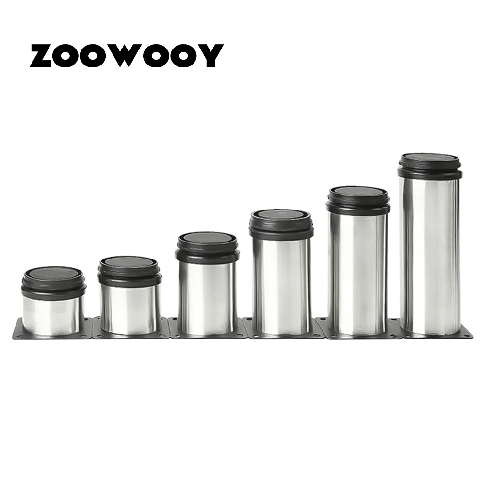 

1pcs 5-25cm Stainless Steel Furniture Legs Metal Adjustable Legs，for Cabinet Table Legs Sofa feet Furniture replacement foot