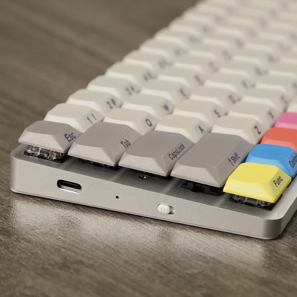 YMDK Set Keycaps PBT A Basso Profilo 128 Tasti: Fumo Sottile, Stile Smoke Cloud, Per Tastiere Meccaniche MX 61/64/68/75/84/87/96/108