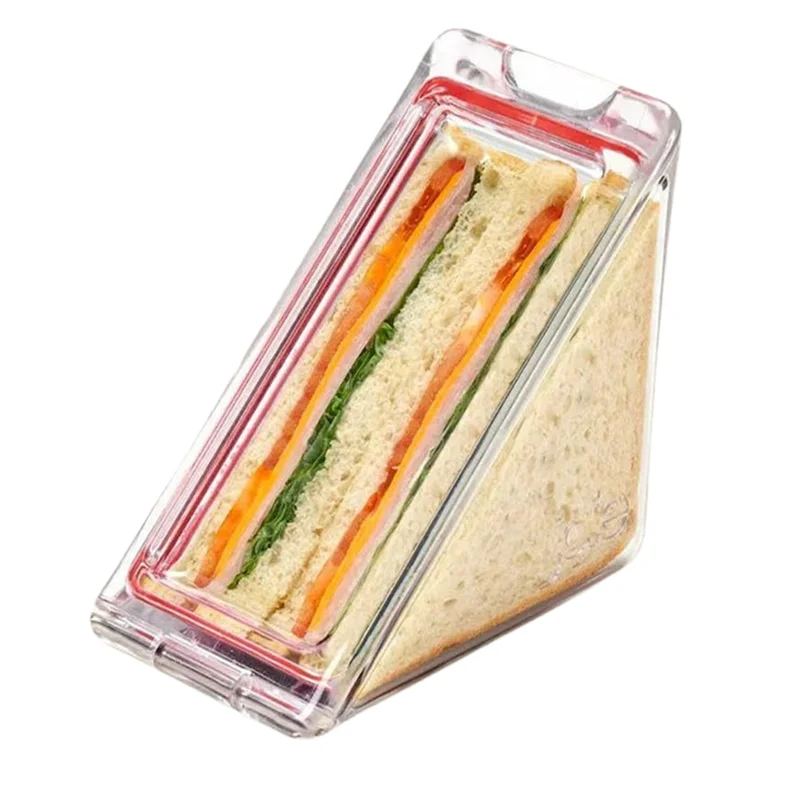 A88K-Triangle Sandwich Container Triangle Clear Plastic Sandwich Container With Lid To-Go Containers For Cheese