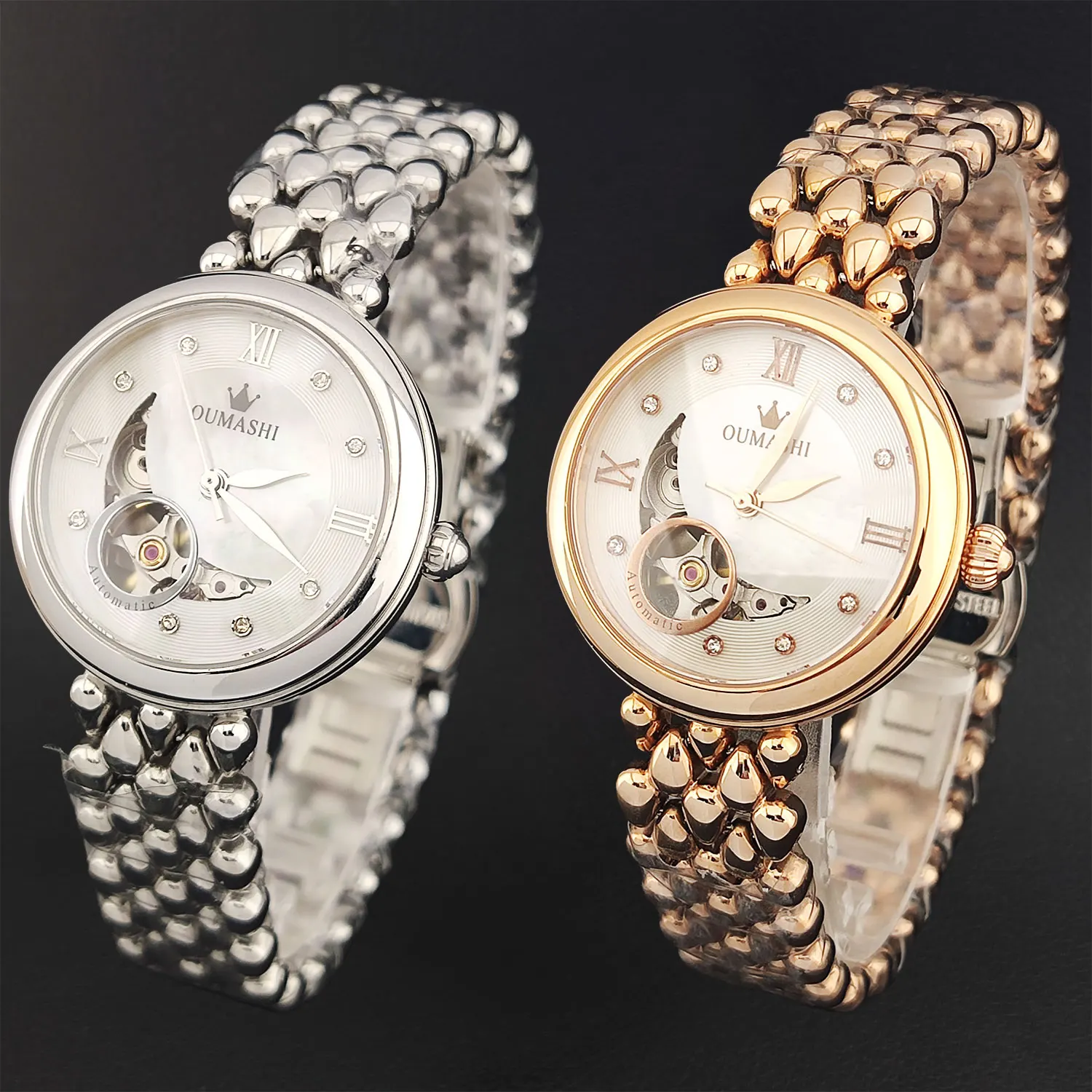 32MM Watches for women MIYOTA 82S0 Automatic Diamond dial Luxury Fashion Vintage Hollowed Quality Customizable Women's watch 2