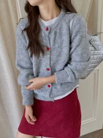 Soft Pure Color Knitted Open Cardigan Women's Casual Loose Sle Autumn Winter New Faion Sweater Jaet for Young Women