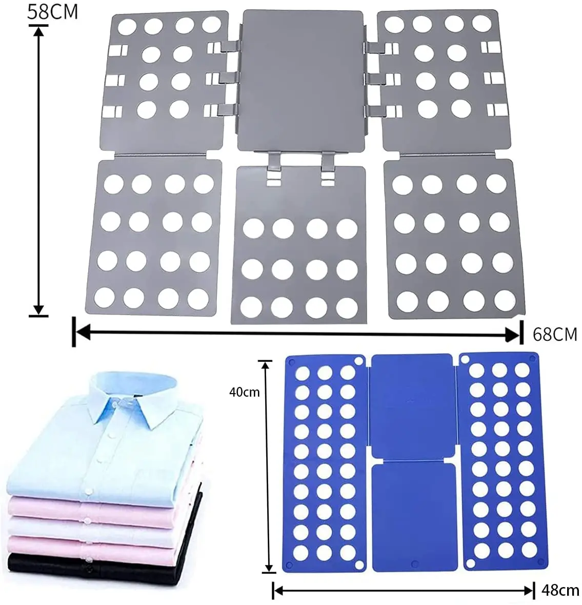V3 Shirt Folding Board t Shirts Clothes Folder Durable Plastic Laundry  folders Folding Boards Helper Tool for Adults organizador - AliExpress