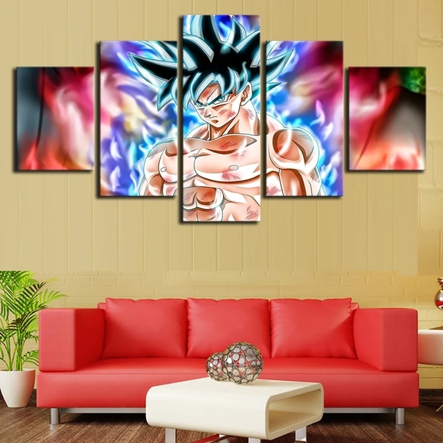 Quadro decorativo Emoldurado Desenho Freeza Dragon Ball Anime para sala  quarto