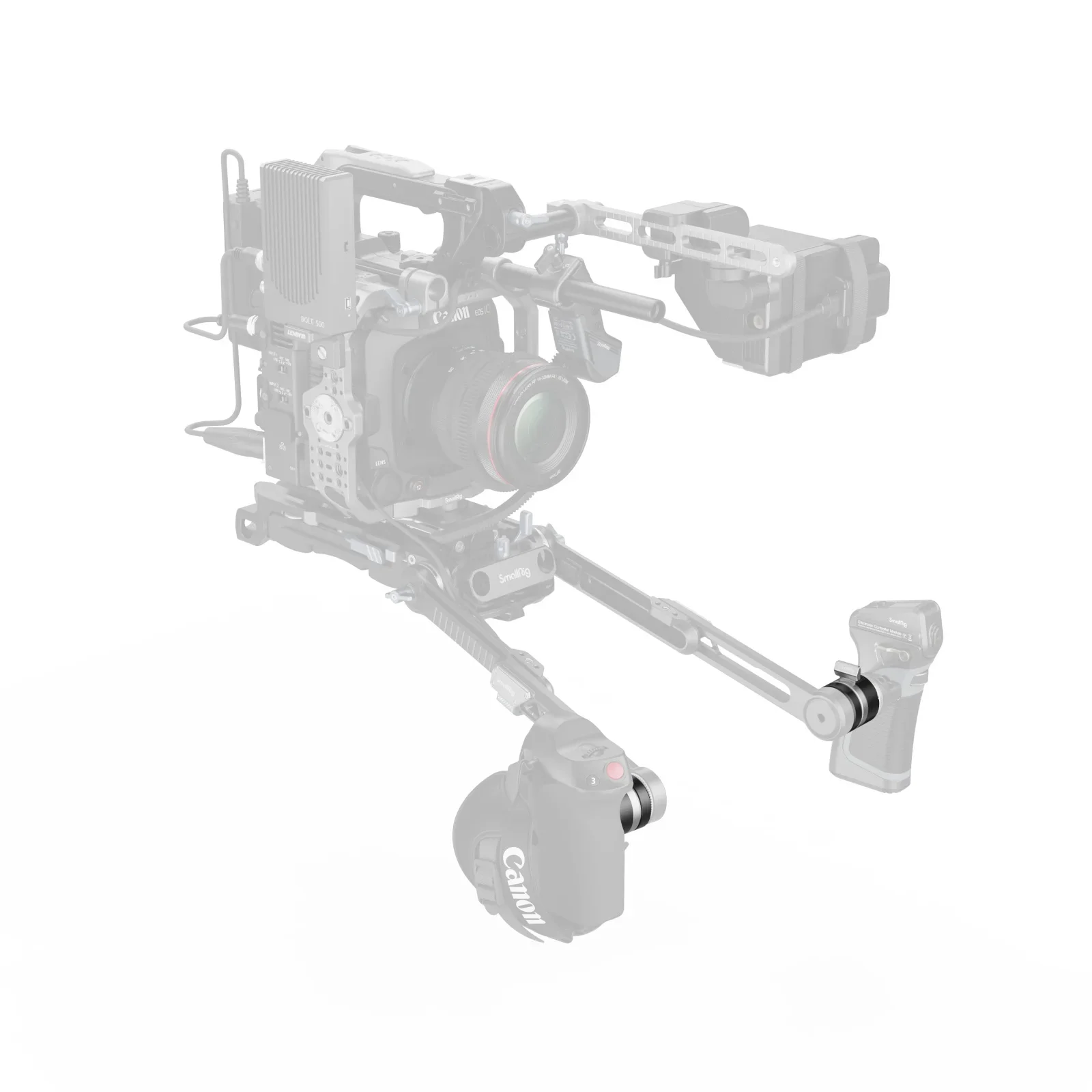 SmallRig Rotatable ARRI-Style Rosette Adapter for Shouder Kit One-Touch Adjustme