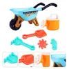 Beach Toy Stroller Playthings Sand for Kids Wheelbarrow Toys Pool Preschoolers Plastic 1