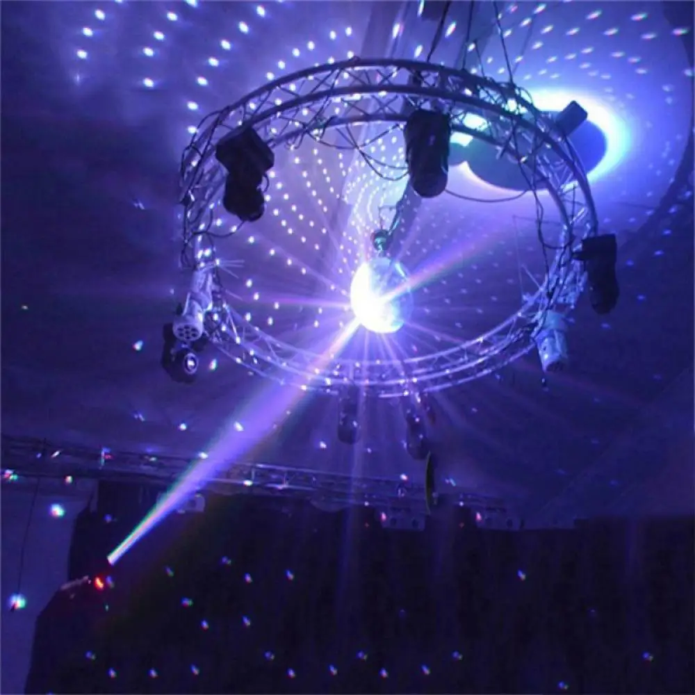 Mirror Disco Ball, Stage Lightning Effect Ball with Hanging Ring for DJ  Club Stage Bar Party, Wedding Decoration (Gold - 10 inch)