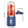 1PC juice mixer mini mixer 40W quick mixer cup rechargeable USB interface single or double cup 6