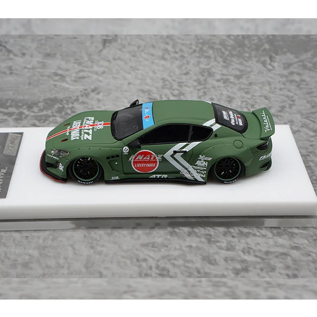 YM In Stock 1:64 LBWK GranTurismoS GTS Fight Grey Resin Diorama Car Model  Collection Miniature Carros Toys