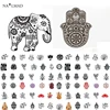 1 sheet Mandala Indian Elephant Nail Water Decals Buddha's Hand Nail Sticker Nail Art Sticker Tattoo Decals 1