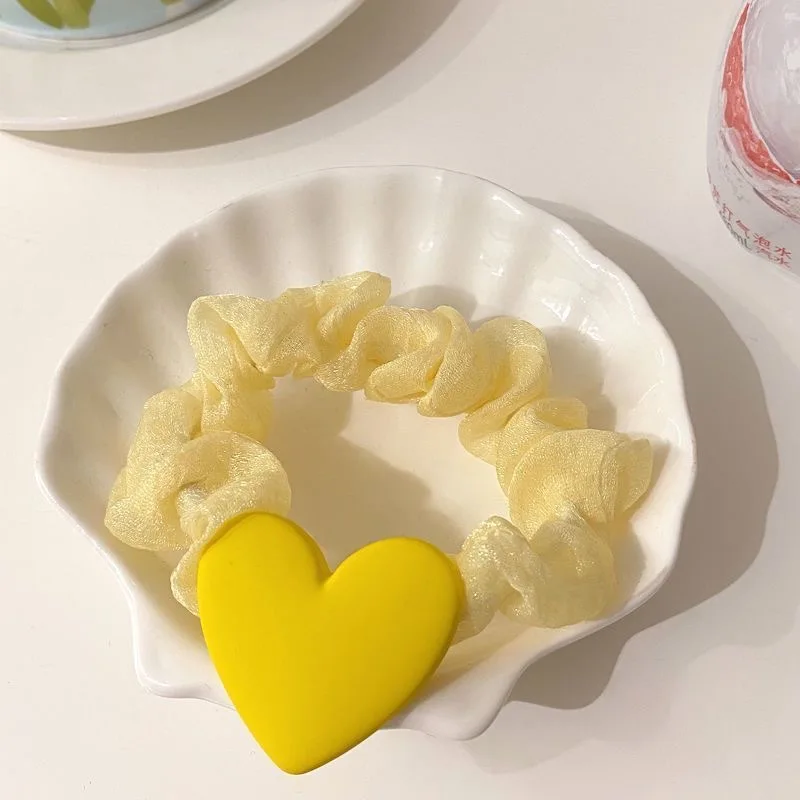 5-teilige Haarbänder für Kinder im koreanischen Stil, beliebte Haargummis für Mädchen, elastische und süße Haaraccessoires für kleine Mädchen. – Detail 7