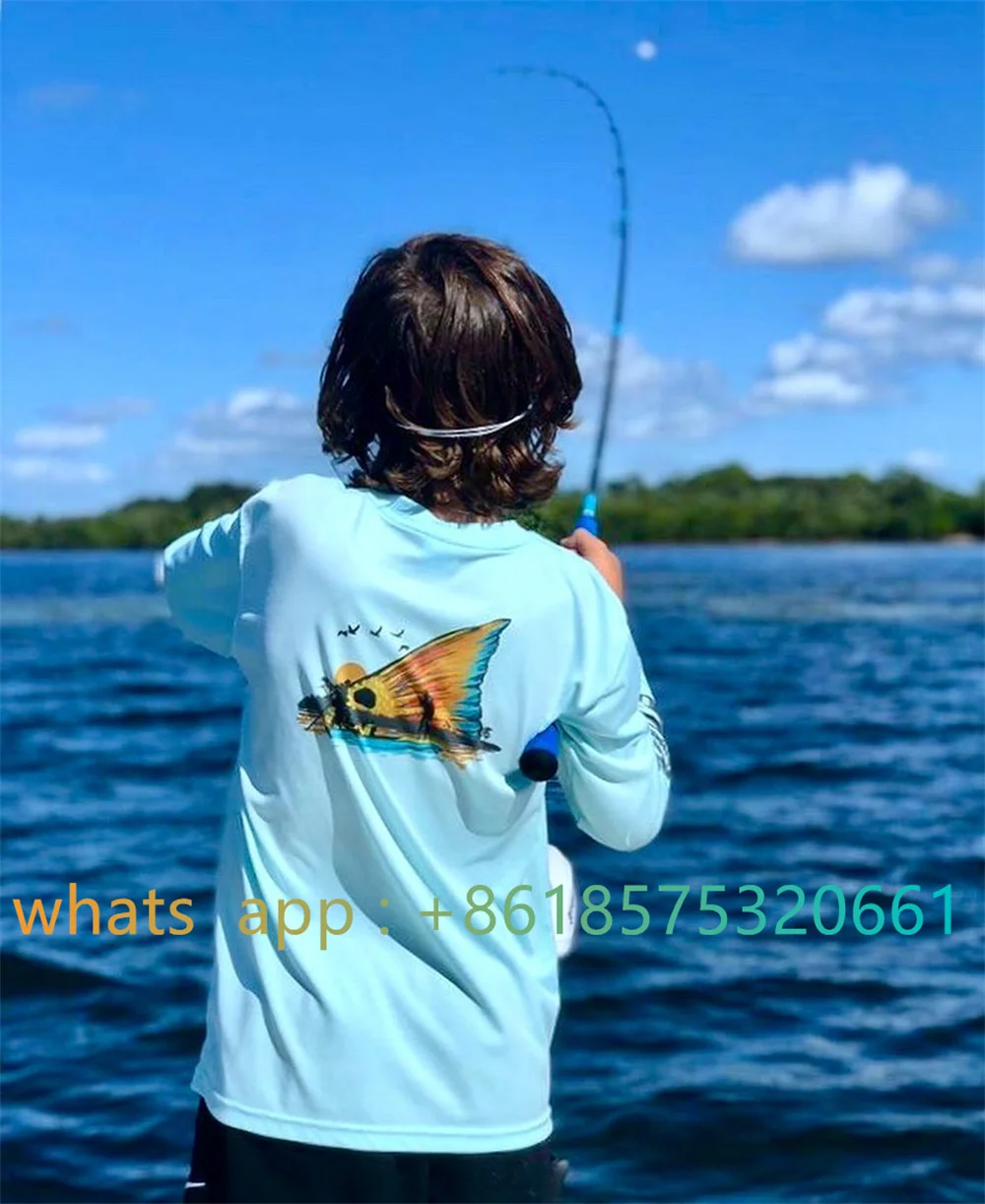 Kids Fishing T-shirt Printing T Shirt Children's Clothing Boys