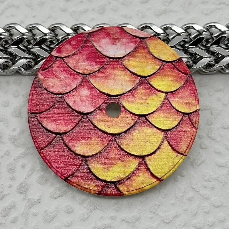 28.5 mm Precision Watch Dial with Crown Position