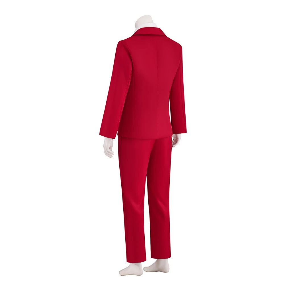 Ace Attorney: Miles Edgeworth (Benjamin Hunter) | Red Prosecutor Cosplay Costume 27 Ace Attorney Miles Edgeworth Prosecutor Cosplay Costume for Men (Unofficial)