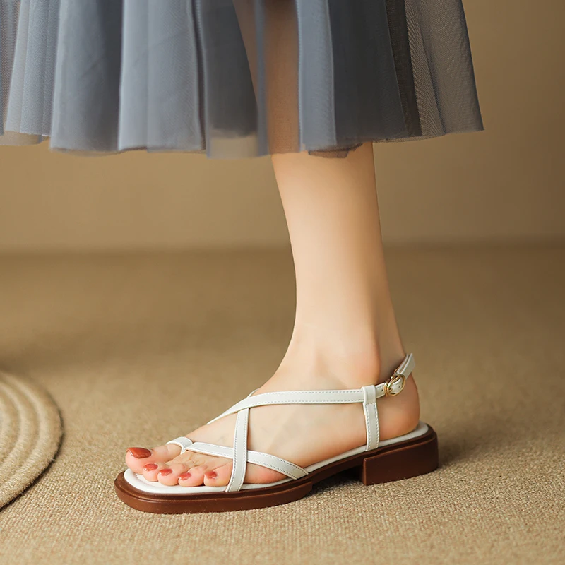 【2plan】Daily summer leather Sandals 61qMiaf8K3L.jpg