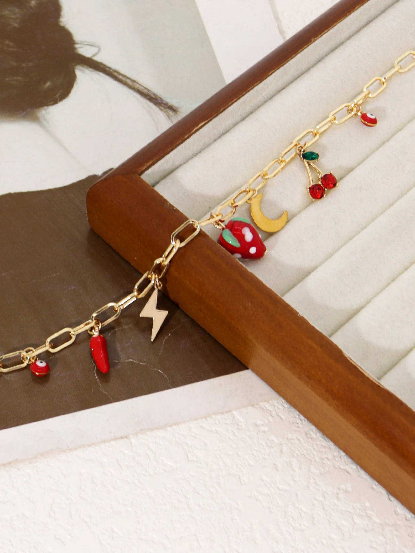 Charm Girl Necklace Shell Beach Jewelry Cute Necklace for Girlfriend Choker Women Gift Strawberry Evil Eye Accesorios - Image 2