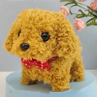 Walk Bark Nod Wag Tail Simulation Electric Dog Plush Electric Puppy Bottom Switch Electric Pet Kids Toys 2