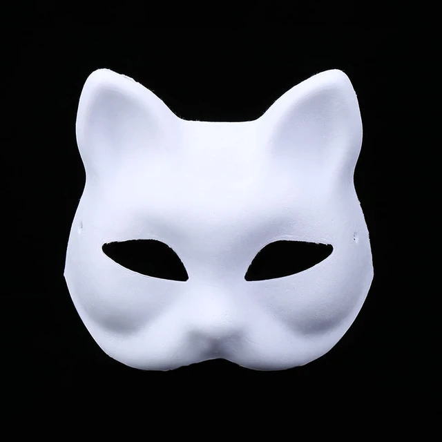 10 pz fai da te pittura polpa bianco maschere bianche pieno viso mezza  faccia maschere per feste in maschera puntelli in Costume per uomo donna  bambini - AliExpress