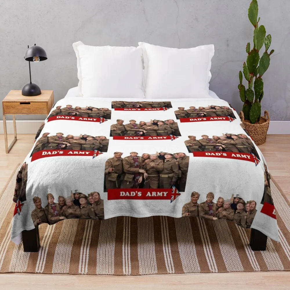 

Dad's Army Throw Blanket For Sofa Thin Summer Beddings Blankets