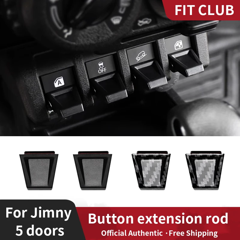 

Удлинитель переключателя ABS для Jimny 5-дверного версии 2024, аксессуары, крышка кнопки переключателя автомобиля, декоративная, устойчивая к царапинам