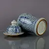 Exquisite Chinese Blue and white porcelain Flower patterned general jar vase 3