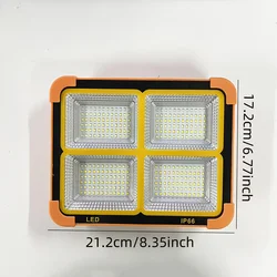 Enhanced Solar LED Work and Garden Light - Waterproof Outdoor Lighting for Camping and Emergency Use (LED Solar Lamp)