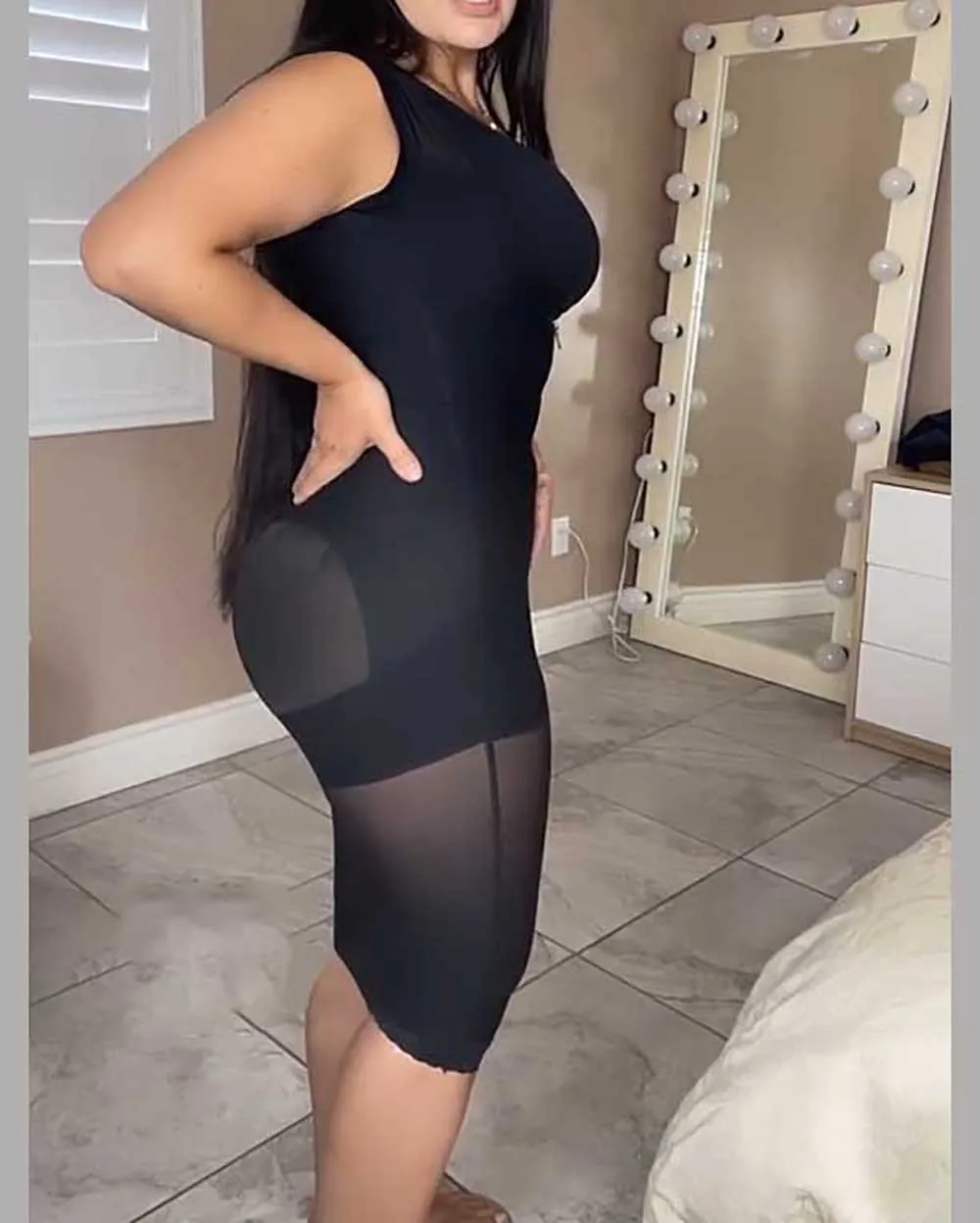 Full Body Shaping Bodysuit for Women High Waist Tummy Control Underwear with Butt Lifting Effect