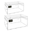 Insect Feeding Box Acrylic Clear Breeding Case for Spiders Reptiles Lizards Centipedes Small Snake 2 Size 4
