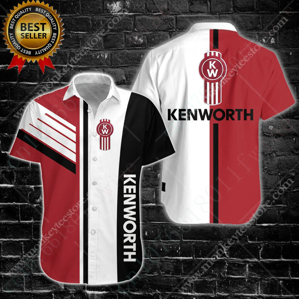 

Kenworth Shirts For Men Women Anime Shirts And Blouses Casual Oversized T-shirt Harajuku Luxury Button Cardigan Unisex Clothing