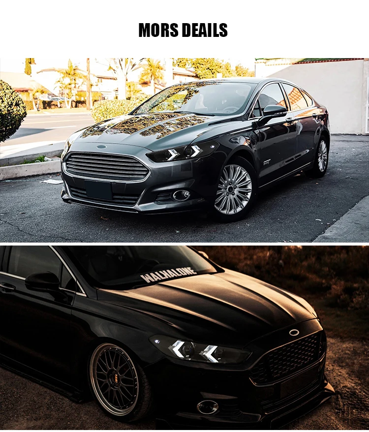 Scheinwerfer für Ford Fusion Mondeo 2013-2016 Amerikanische Version Halogen-Scheinwerfer Ohne Dämonenaugen Plug-and-Play – Detail 6