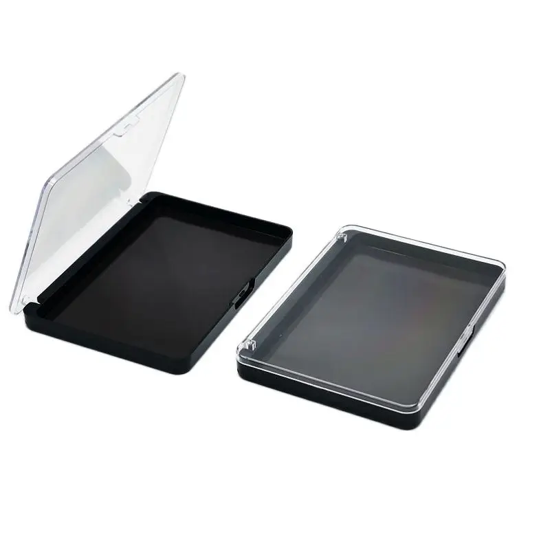 

10pcs Compact Powder Container Magnetic Eyeshadow Palette Black Blush Case Clear Lid Cosmetic Eye Shadow Box Eyeshadow Palette