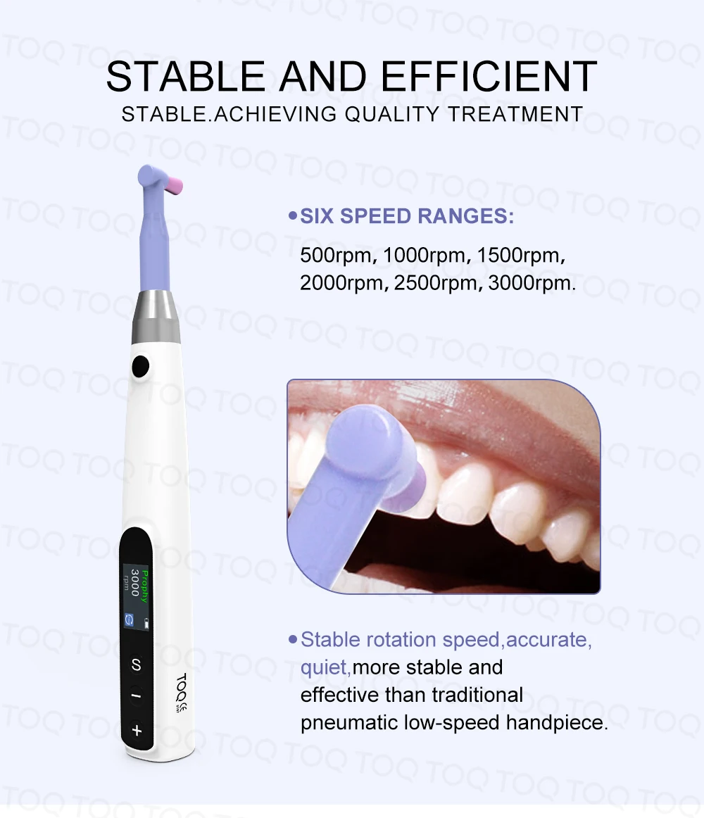 Dental Cordless Polishing Wireless Electric Motor With Prophy Angles Machine 3000rpm Rechargeable Polishing Instrument