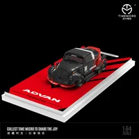 Time Micro & Moreart 1:64 RWB Retro Vintage Car Diecast Alloy Car Model Metal Chassis Acrylic Display Collection Ornaments Gift 2