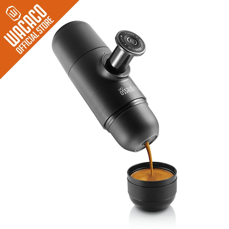 

Wacaco Minipresso GR, Portable Espresso Coffee Machine, Compatible Ground Coffee, Small/Mini Travel Coffee Maker.