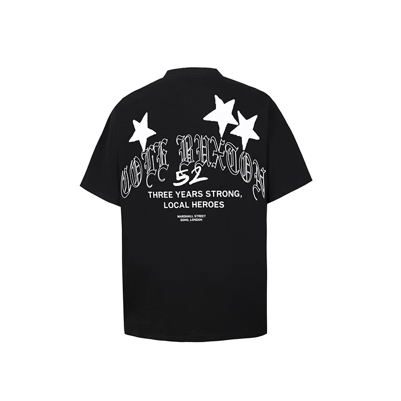 T-shirt oversize da uomo con stampa in sanscrito in cotone_voghion.com