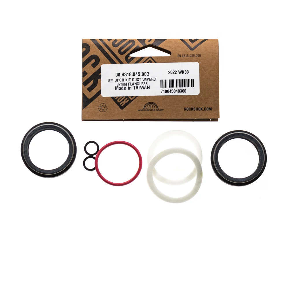 Rockshox Fork Dust Wiper 32Mm Black Flangeless Ultra-Low Friction Skf Seals Bluto/Rs-1/Sid B1 (2017 +)/32Mm 00.4318.045.003