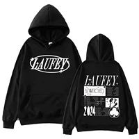 2024 Laufey Tour Hoodie Harajuku Hip Hop Hooded Pullover Man Woman Sweatshirt Autumn Winter Long Sleeves Casual Loose Streetwear 1